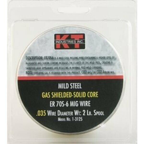 Kt Industries 70s-6 Mild Steel Mig Wire.035 2 Lb Spl 1-3125